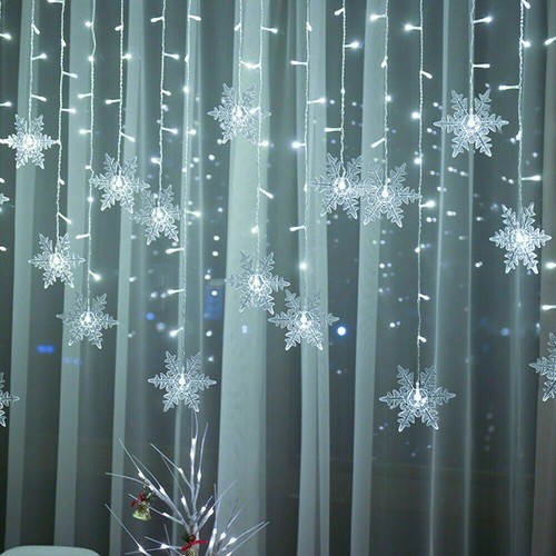 Led snowflake fairy string - snowflake,
