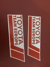 Toyota Team Europe Decals –