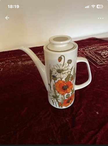 Vintage coffee pot with - vintage,