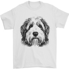 An Old English Sheepdog Dog Mens T-Shirt 100% Cotton