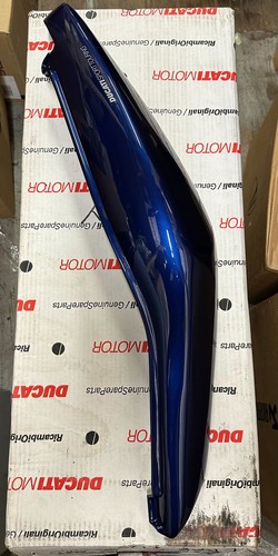 Ducati left rear fairing - fairing, blue