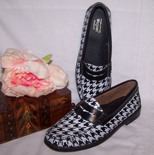 Bass Weejuns Penny Loafers Rare Pattern Shoes Size 4 Mod / Northern Soul