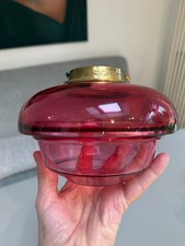 antique cranberry drop in oil
