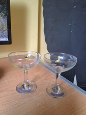 Two Vintage Babycham Glasses