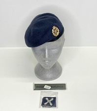 RAF Beret, Subdued Chest Badge & Junior Technician Rank Tabs. Various Sizes.