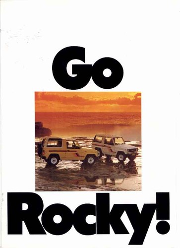 1987 daihatsu f70 f80 rocky - daihatsu,