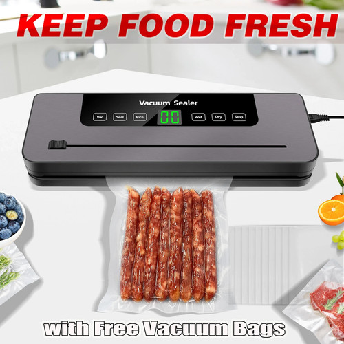 Vacuum food sealer - food, machine
