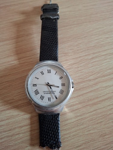 Benetton vintage watch white - watch,