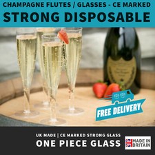 Plastic Champagne Flutes | UK