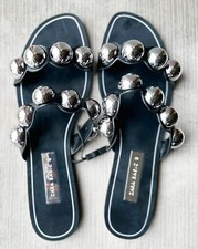 Zara Black Sandals Brand New
