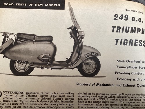 Triumph tigress road test - triumph,