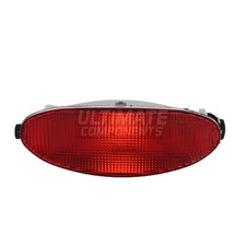 Peugeot 206cc Cabriolet 2003-2009 Red Rear Central Bumper Fog Light Lamp