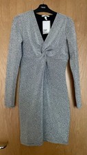 New H&M Silver Party Bodycon