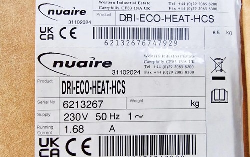 Nuaire drimaster dri eco heat - nuaire,