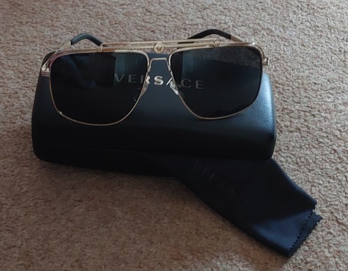 Versace sunglasses gold - sunglasses, black