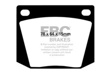 EBC Yellowstuff Front Brake Pads for Standard Ensign 2.1 (62 > 63)