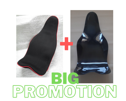 Seat and pad set - for, recumbent