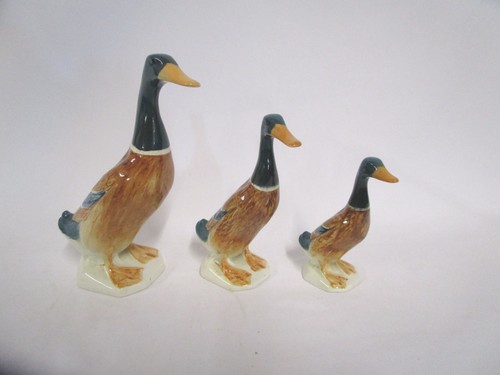 Set beswick duck - of,