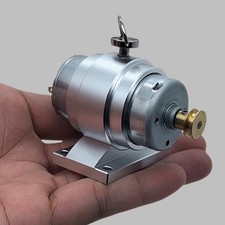 Model Dynamo Motor Silver for Steam Engine DIY Projects and Model Building