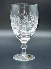 Tutbury Crystal Engraved  Goblet with Box