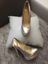 Vintage Limited Edition Kandee Stiletto Platform Silver Spike Rolla Cola 5/38