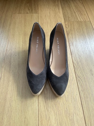 Mint velvet grey - velvet, wedge