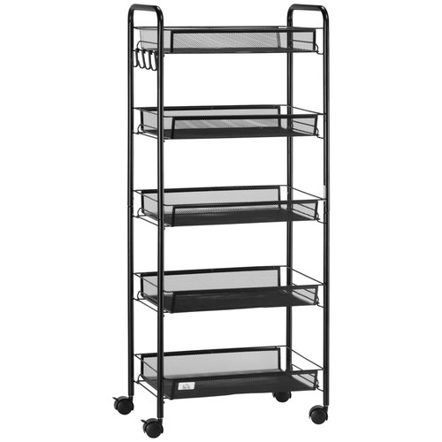 Baskets storage trolley tier - storage,