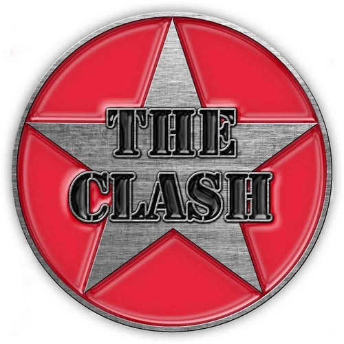 The clash metal - clash, badge
