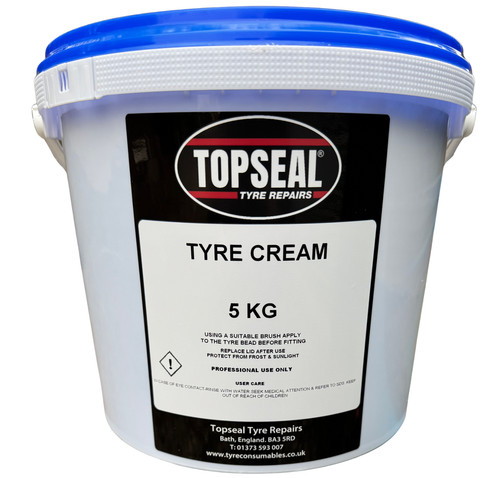 Tyre bead cream fitting - tyre,
