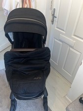 Nuna Demi Grow Pushchair + Footcover & Raincover in Frost - RRP. £700