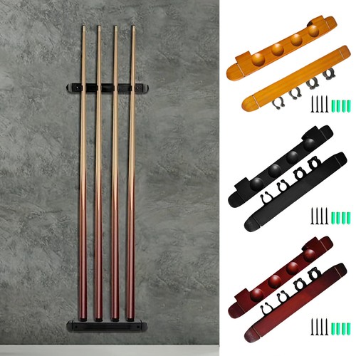 Pool cue rack - cue, clips