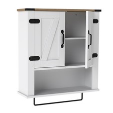 White Bathroom Cabinet with
