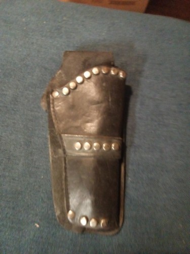 Vintage leather kids cap gun - vintage,