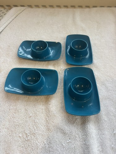 Vintage blue plastic egg - vintage,
