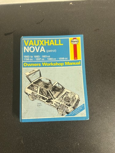 Vauxhall nova haynes manual - ,