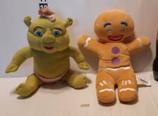 12-Inch Shrek Gingerbread Man and 10-Inch Shrek Baby Ogre Girl Soft Toys