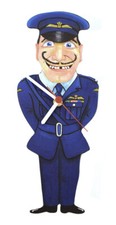 RAF Officer Clock - RAF