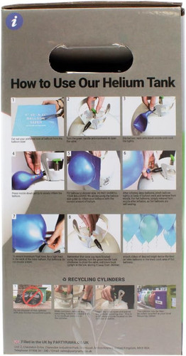 Helium gas canister - canister, 30
