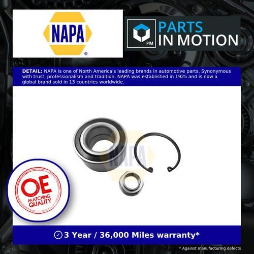 Wheel bearing kit - wheel, fits