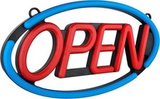Flashing LED Open Sign Neon