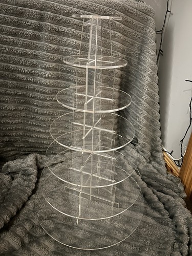Tier round acrylic - round, acrylic/perspex