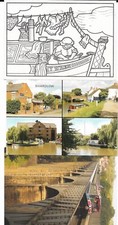 Canal postcards, narrow boat
