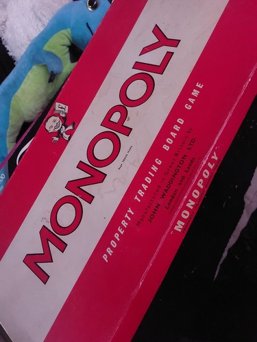 Monopoly board game vintage - board,