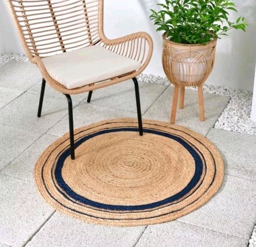 Meter rug round jute - 1,