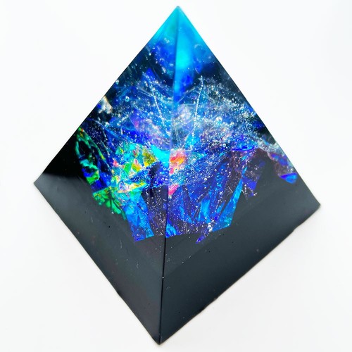 Shungite orgone pyramid book - shungite, &
