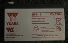 NP7 12 volt 7 ah GENUINE YUASA