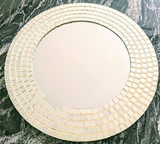 Round Mosaic Wall Mirror 40cm