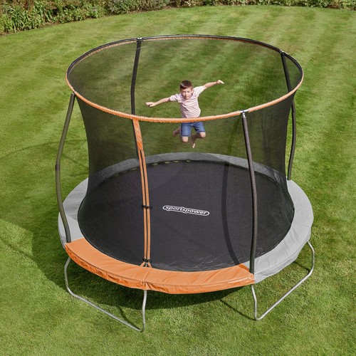 8ft trampoline with folding - with,