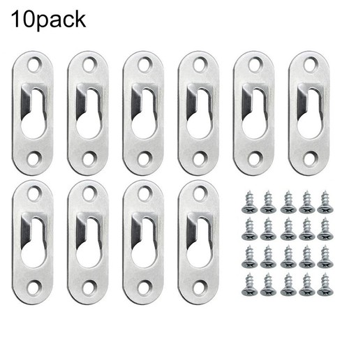 Keyhole hanging bracket - keyhole, plate