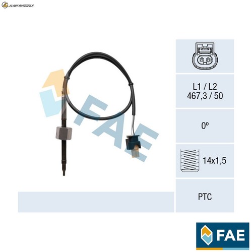 Exhaust gas temperature sensor - gas,